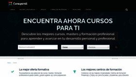 What Cursosparati.com website looked like in 2019 (4 years ago)