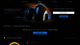 What Cyberhost.cz website looked like in 2019 (4 years ago)