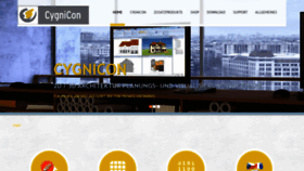 What Cygnicon.de website looked like in 2019 (4 years ago)