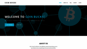What Coinbucks.io website looked like in 2019 (4 years ago)