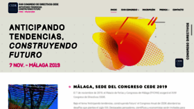 What Congresodirectivos.com website looked like in 2019 (4 years ago)