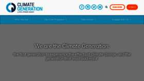 What Climategen.org website looked like in 2019 (4 years ago)