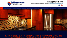 What Cabinetcornerkitchens.com website looked like in 2019 (4 years ago)