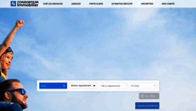 What Consortium-immobilier.com website looked like in 2019 (4 years ago)
