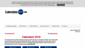 What Calendario-365.es website looked like in 2019 (4 years ago)