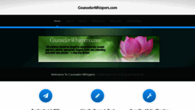 What Counselorwhispers.com website looked like in 2019 (4 years ago)