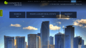 What Constecrealty.com website looked like in 2019 (4 years ago)