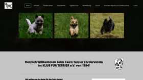 What Cairnfoerderverein.de website looked like in 2019 (4 years ago)