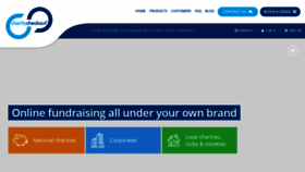 What Charitycheckout.ie website looked like in 2019 (4 years ago)