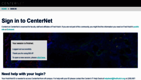 What Centernet.fredhutch.org website looked like in 2019 (4 years ago)