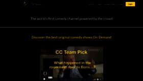What Comedycrowdtv.com website looked like in 2019 (4 years ago)