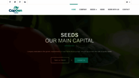 What Capgenseeds.com website looked like in 2019 (4 years ago)