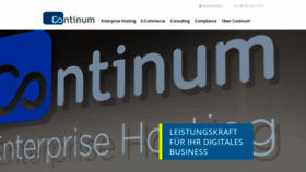What Continum.net website looked like in 2019 (4 years ago)