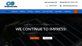 What Continuumsolar.com.au website looked like in 2019 (4 years ago)