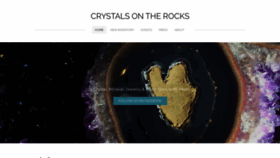 What Crystalsontherocks.com website looked like in 2019 (4 years ago)