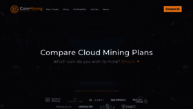 What Coinminingcompare.com website looked like in 2019 (4 years ago)