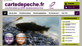 What Cartedepeche.fr website looked like in 2019 (4 years ago)