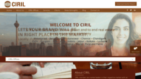What Ciril.in website looked like in 2019 (4 years ago)