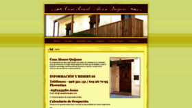 What Casaalonsoquijano.com website looked like in 2019 (4 years ago)