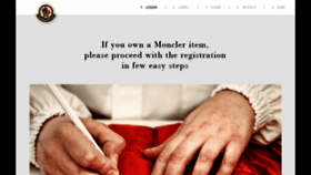 What Code.moncler.com website looked like in 2019 (4 years ago)