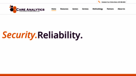 What Careanalytics.com website looked like in 2019 (4 years ago)