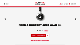 What Citymd.net website looked like in 2019 (4 years ago)
