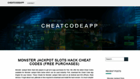 What Cheatcodeapp.com website looked like in 2019 (4 years ago)