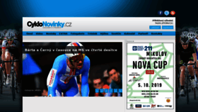 What Cyklonovinky.cz website looked like in 2019 (4 years ago)