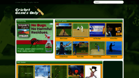 What Cricketgamesonly.com website looked like in 2019 (4 years ago)