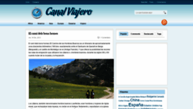 What Canalviajero.com website looked like in 2019 (4 years ago)