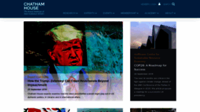 What Chathamhouse.org website looked like in 2019 (4 years ago)