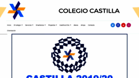 What Colegiocastilla.com website looked like in 2019 (4 years ago)