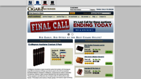 What Cigarauctioneer.com website looked like in 2019 (4 years ago)