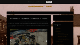 What Crowle.org website looked like in 2019 (4 years ago)