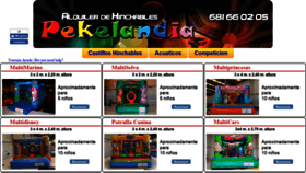 What Castillospekelandia.net website looked like in 2019 (4 years ago)
