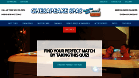 What Chesapeakespas.com website looked like in 2019 (4 years ago)