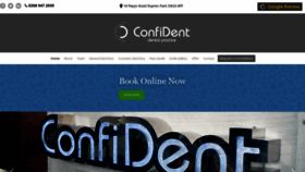 What Confident-dental.com website looked like in 2019 (4 years ago)