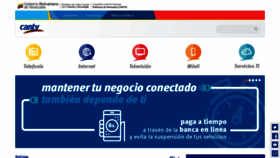 What Cantv.com.ve website looked like in 2019 (6 years ago)