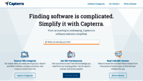 What Capterra.com website looked like in 2019 (4 years ago)