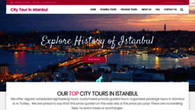 What Citytourinistanbul.com website looked like in 2019 (4 years ago)