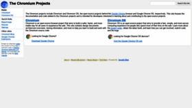 What Chromium.org website looked like in 2019 (4 years ago)