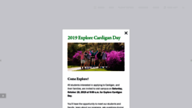 What Cardigan.org website looked like in 2019 (4 years ago)