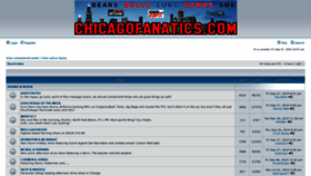 What Chicagofanatics.com website looked like in 2019 (4 years ago)