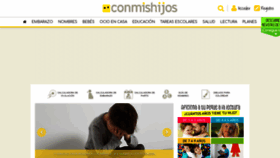 What Conmishijos.com website looked like in 2019 (4 years ago)