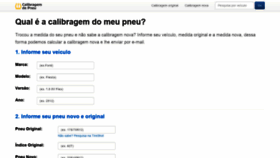 What Calibragemdepneu.com.br website looked like in 2019 (4 years ago)