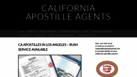 What Caapostilleagents.com website looked like in 2019 (4 years ago)