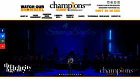 What Championscelebrity.com website looked like in 2019 (4 years ago)