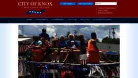 What Cityofknox.net website looked like in 2019 (4 years ago)
