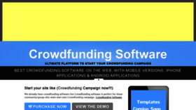 What Crowdfundingscript.com website looked like in 2019 (4 years ago)