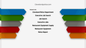 What Clevelandpolice.com website looked like in 2019 (4 years ago)